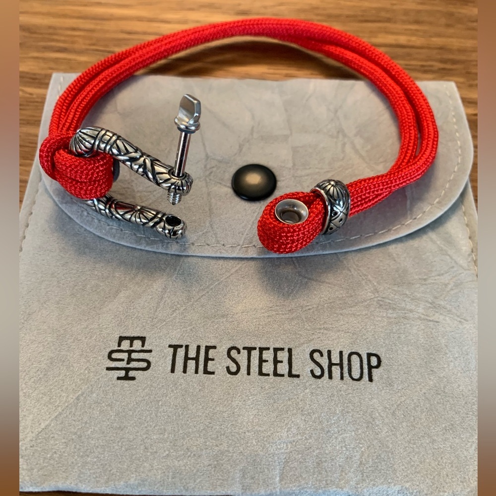 Men’s Ship Rope U Clasp Bracelet